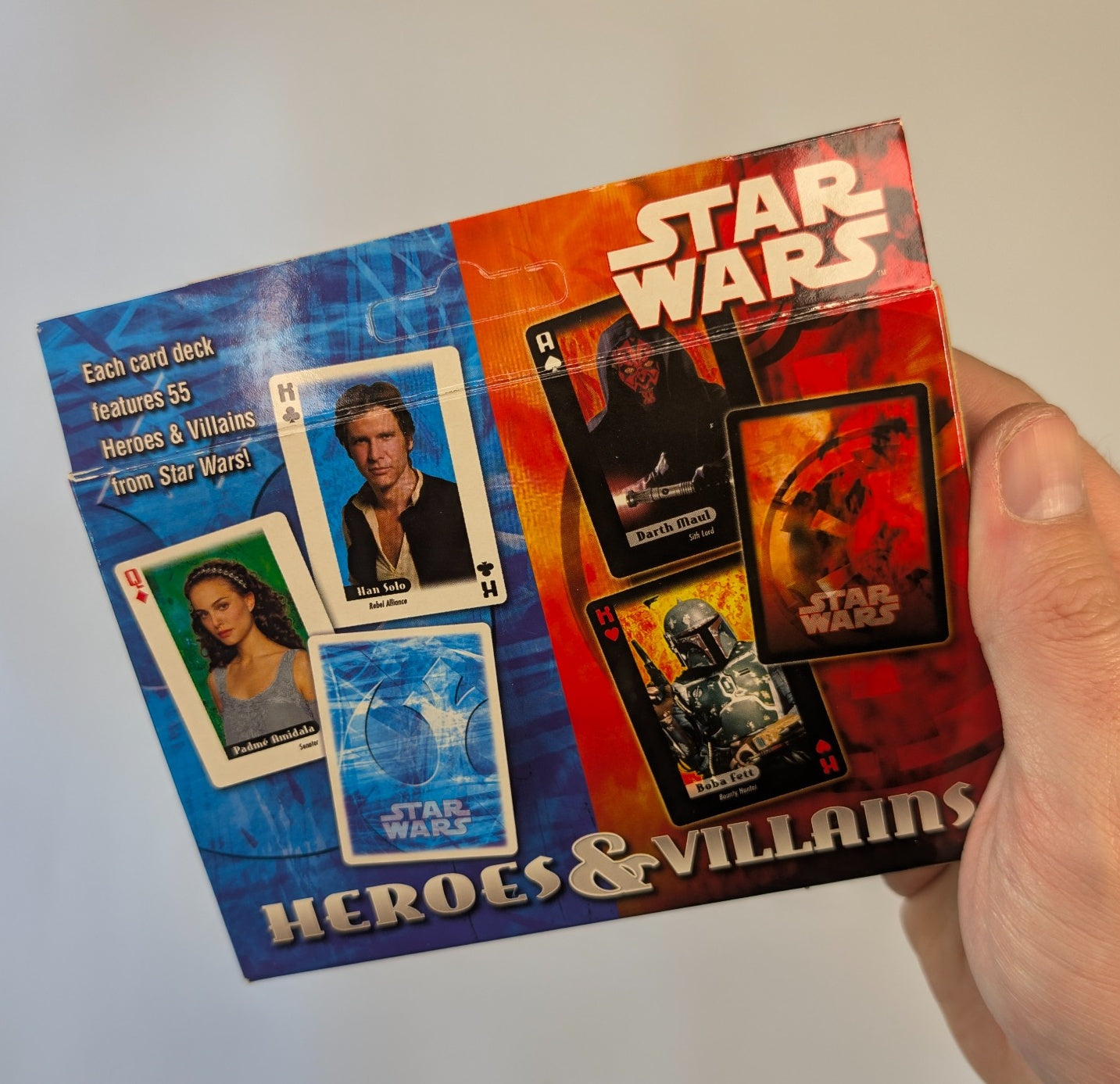 Star Wars Heroes & Villains Playing Cards ā Twin Deck Set (2 Decks) ā Official Merchandise