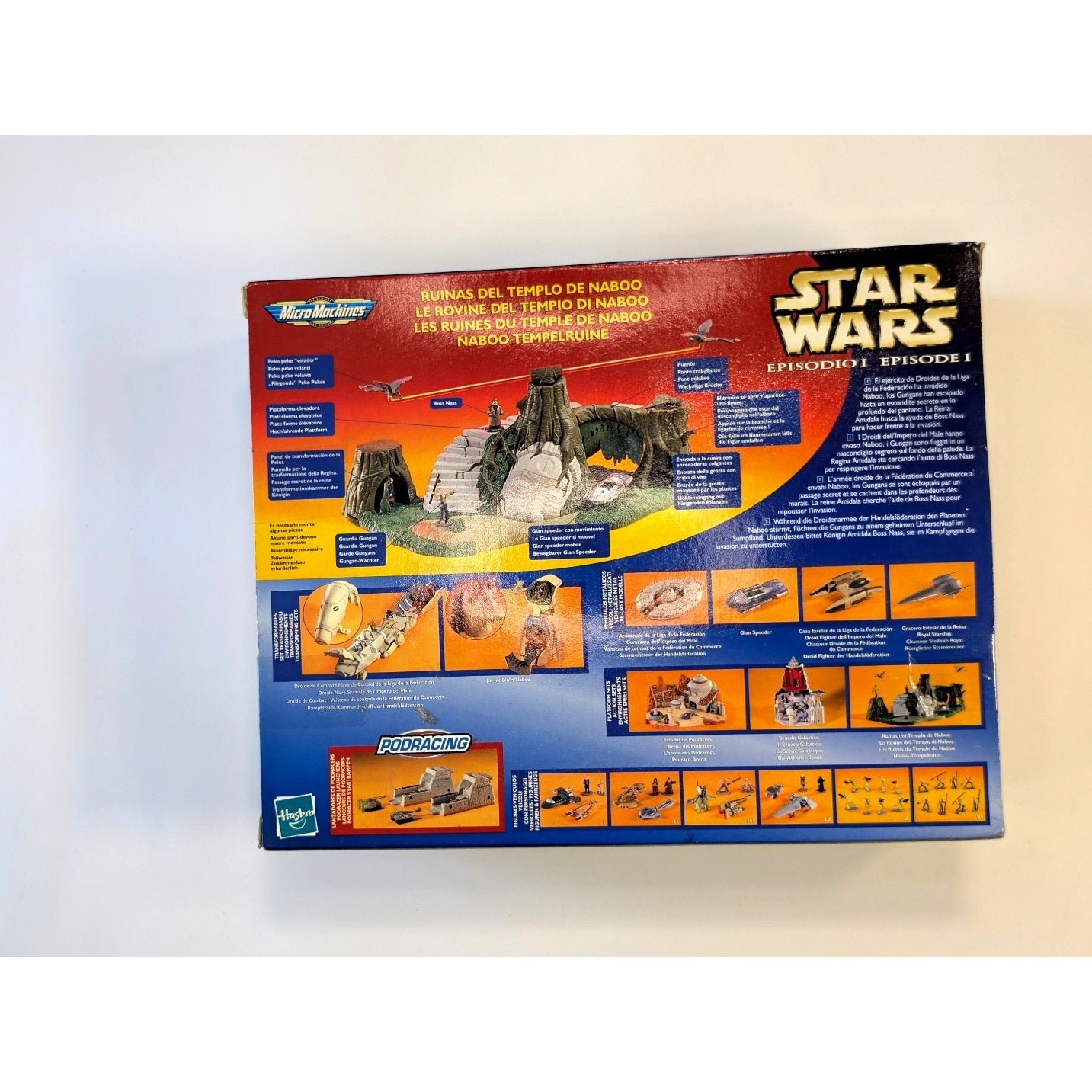 Star Wars Episode I Naboo Temple Ruins Playset (1999) – Micro Machines Action Fleet