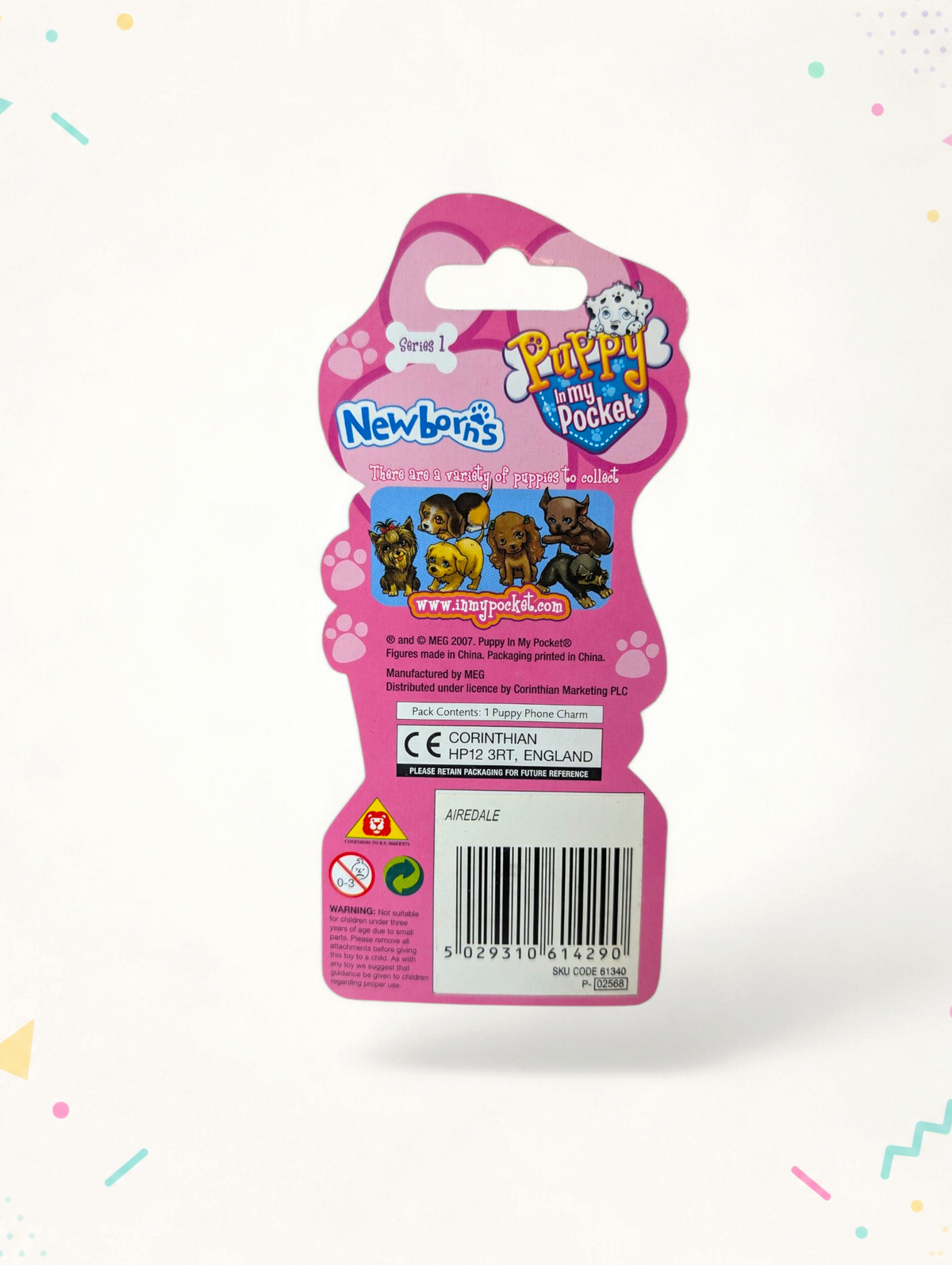 Puppy In My Pocket Phone Charm – Series 1 (2007) | Random Puppy