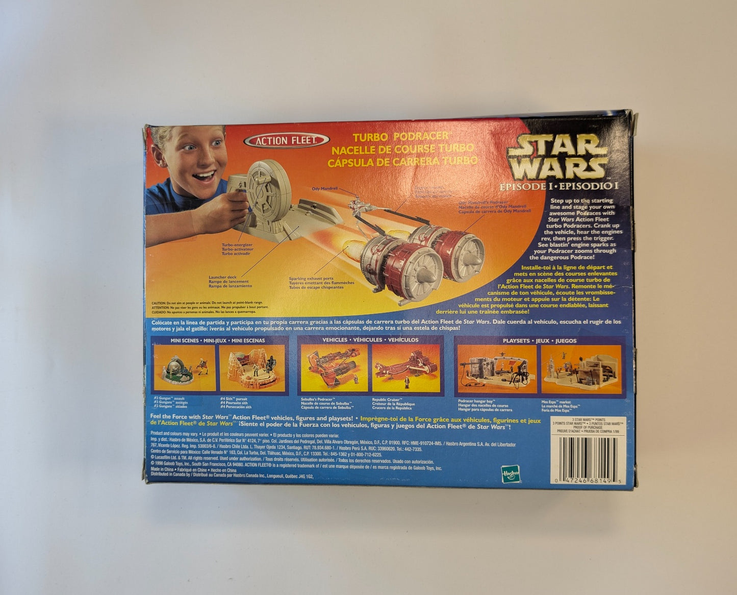 Star Wars Episode I Action Fleet Turbo Podracer Electronic Vehicle Playset (Hasbro 1999)