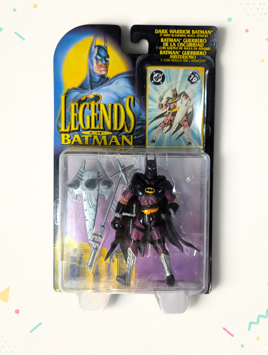 Vintage 1996 Legends of Batman Dark Warrior Batman Action Figure – Kenner – Sealed