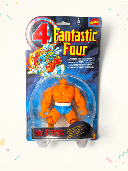 Vintage 1996 Marvel Fantastic Four The Thing Action Figure – Toy Biz – Original Packaging