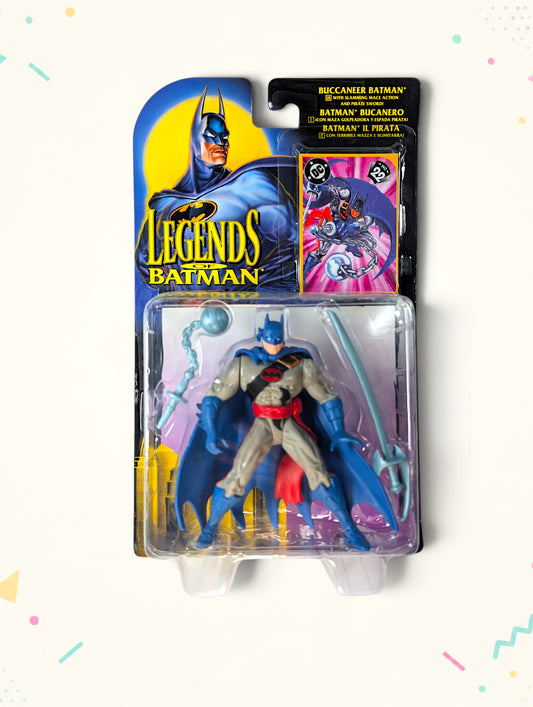 Vintage 1998 Legends of Batman Buccaneer Batman Action Figure – Kenner – Original Packaging