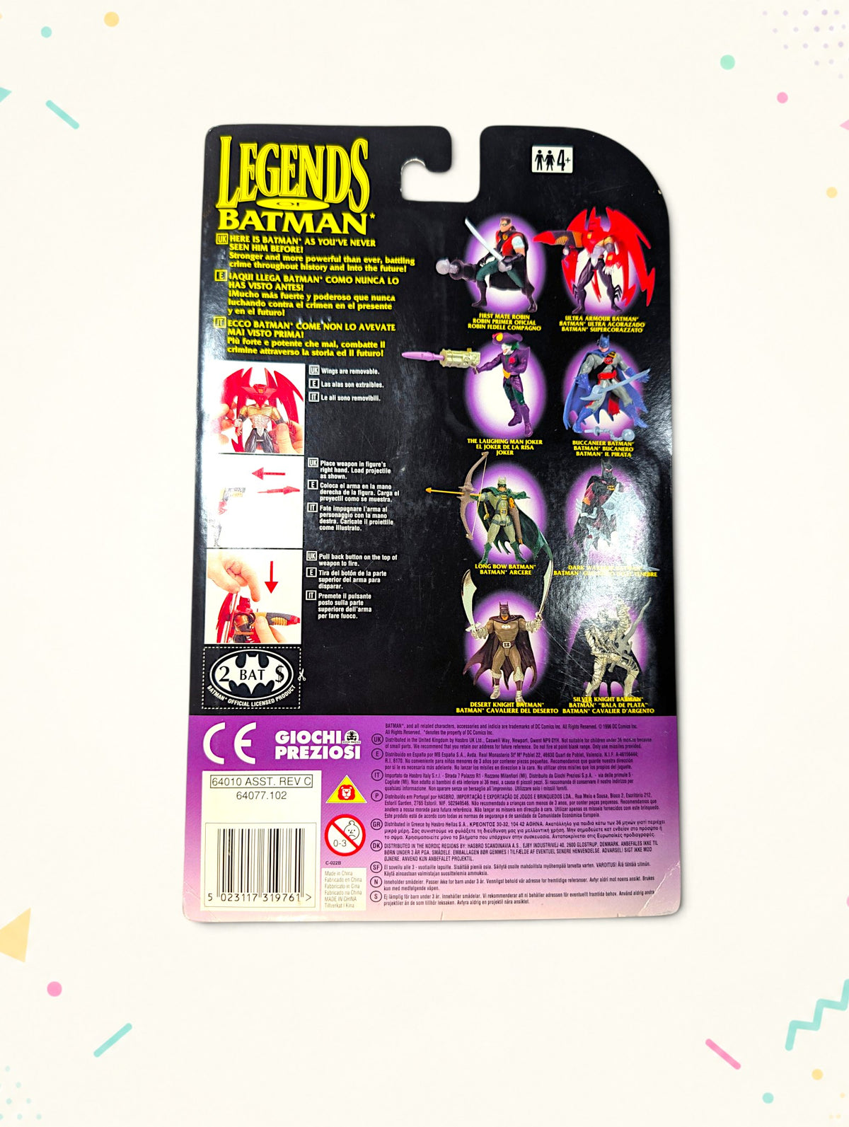 Vintage 1998 Legends of Batman Ultra Armour Batman Action Figure – Kenner – Original Packaging