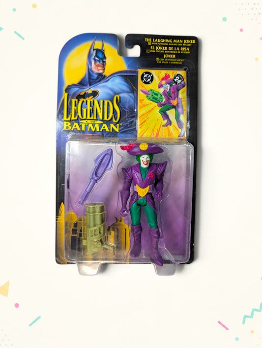 Vintage 1996 Legends of Batman The Laughing Man Joker Action Figure – Kenner – Original Packaging