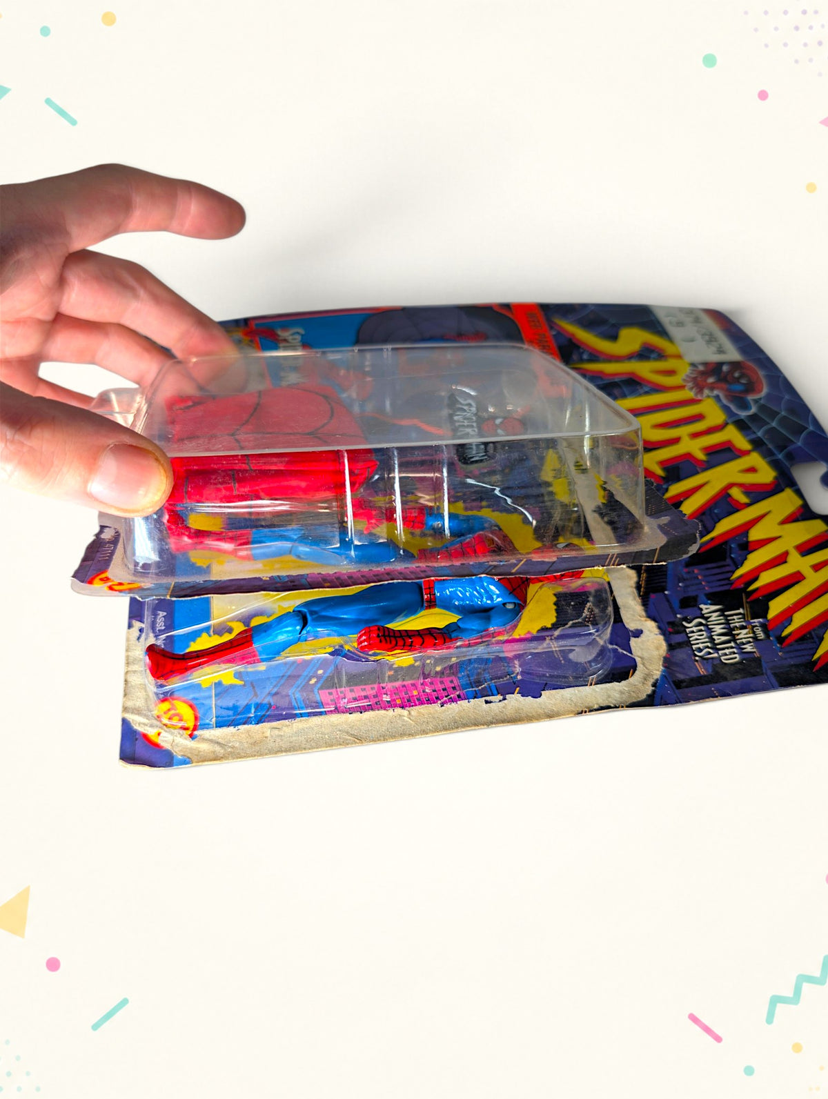 Vintage 1994 Spider-Man Web Parachute Action Figure – Toy Biz – Original Packaging