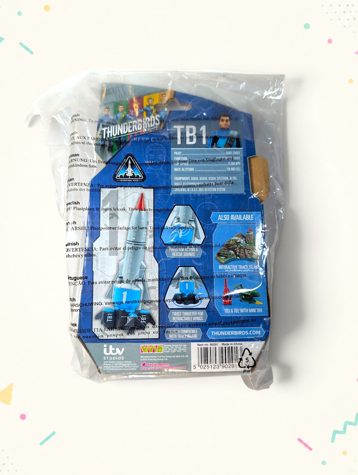 Thunderbirds Are Go TB1 Thunderbird 1 Vehicle (2015) – Vivid Imaginations – Original Packaging