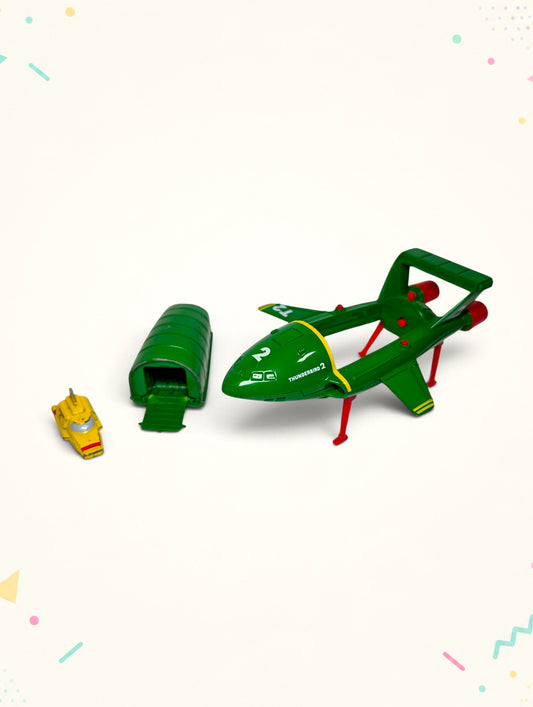 Vintage Thunderbirds Thunderbird 2 & Thunderbird 4 – Matchbox (1992) – With Removable Pod