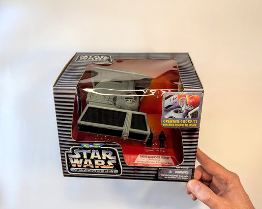Star Wars Micro Machines Action Fleet Darth Vader’s TIE Fighter Set - Galoob