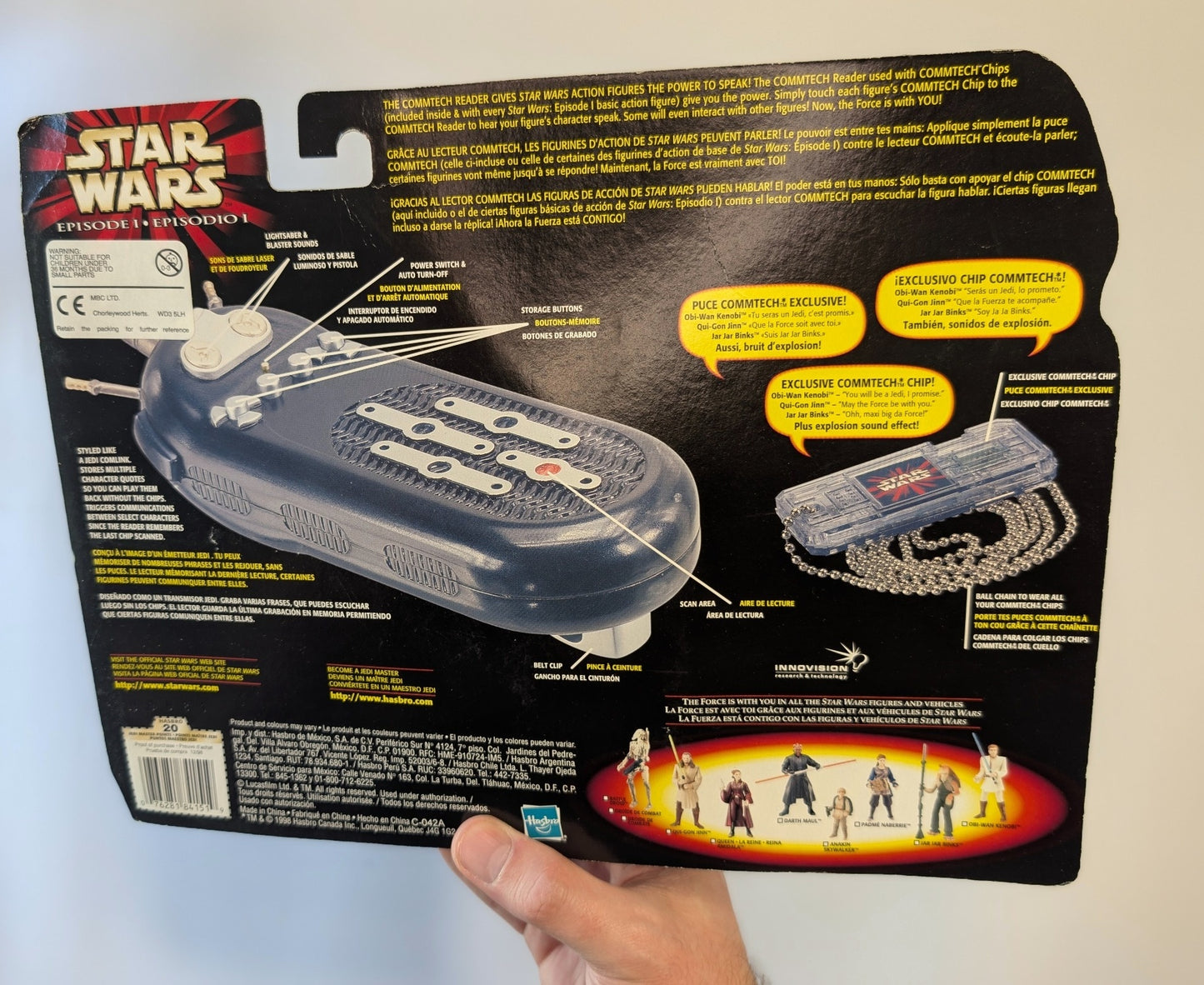 Star Wars Episode I COMMTECH Reader Electronic Device – Hasbro