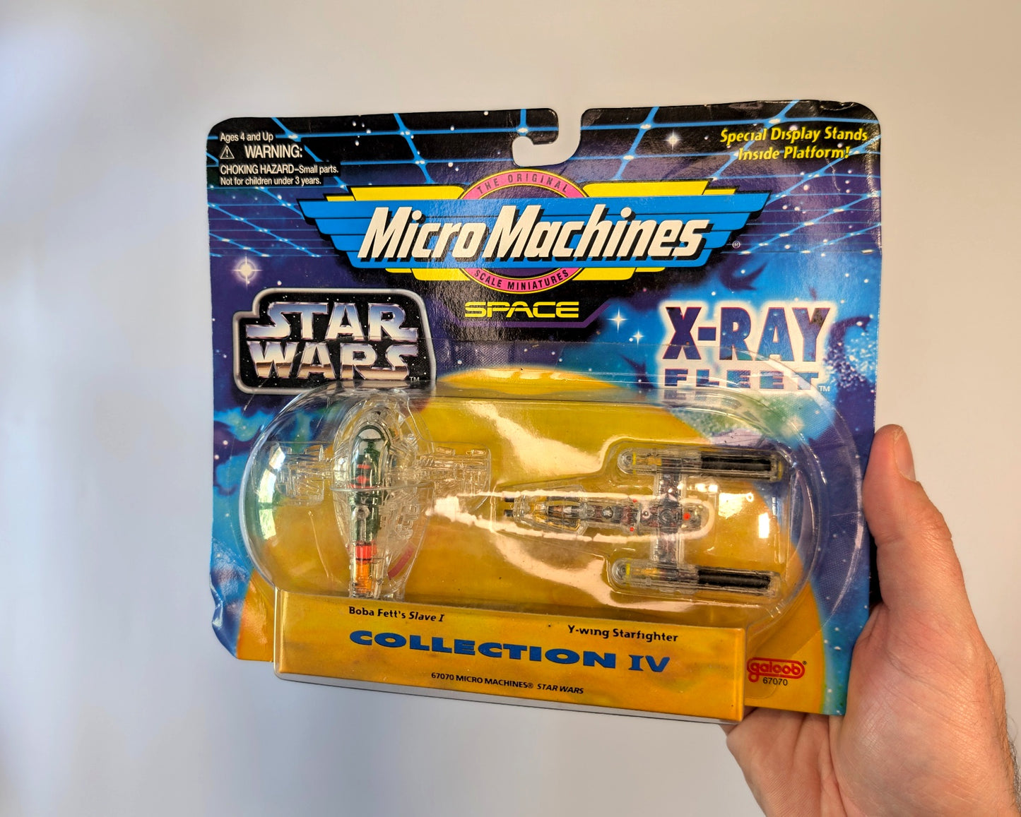 Star Wars Micro Machines X-Ray Fleet Collection IV Y-Wing & Slave I Sealed