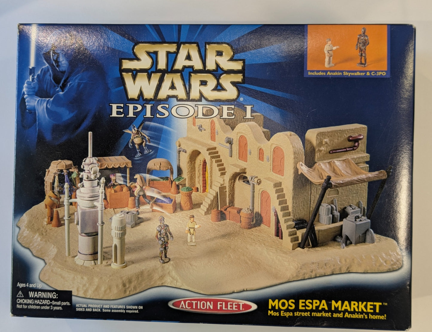 Star Wars Episode I Mos Espa Market Action Fleet Playset (1999) – Boxed – Includes Anakin Skywalker & C-3PO