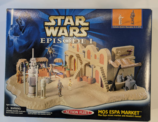 Star Wars Episode I Mos Espa Market Action Fleet Playset (1999) – Boxed – Includes Anakin Skywalker & C-3PO