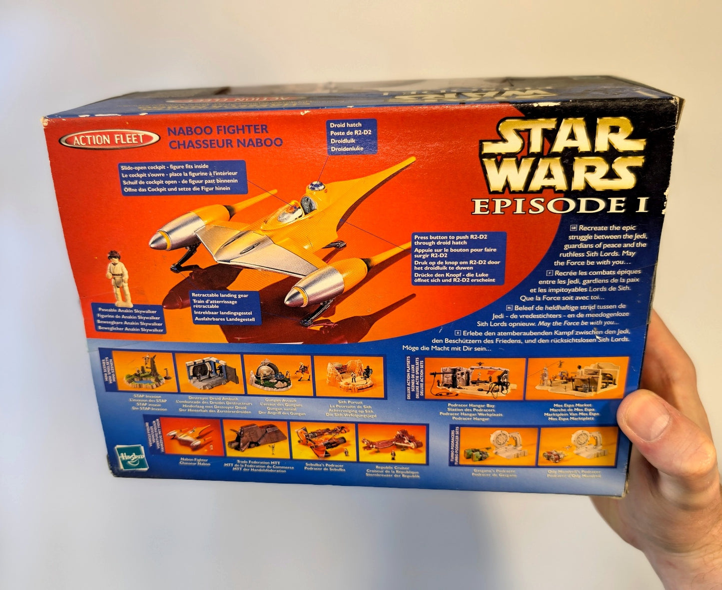 Star Wars Episode I Naboo Fighter (N-1 Starfighter) Action Fleet 1999 – Micro Machines
