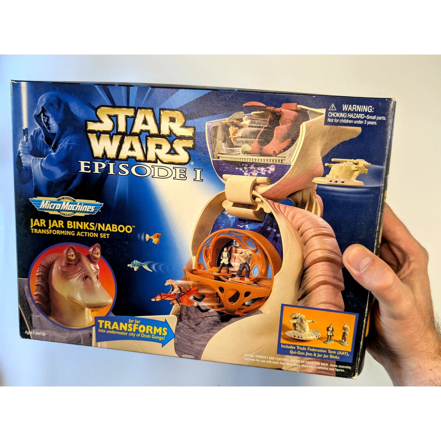 Star Wars Episode I Jar Jar Binks Naboo Transforming Action Set (1999) – Micro Machines