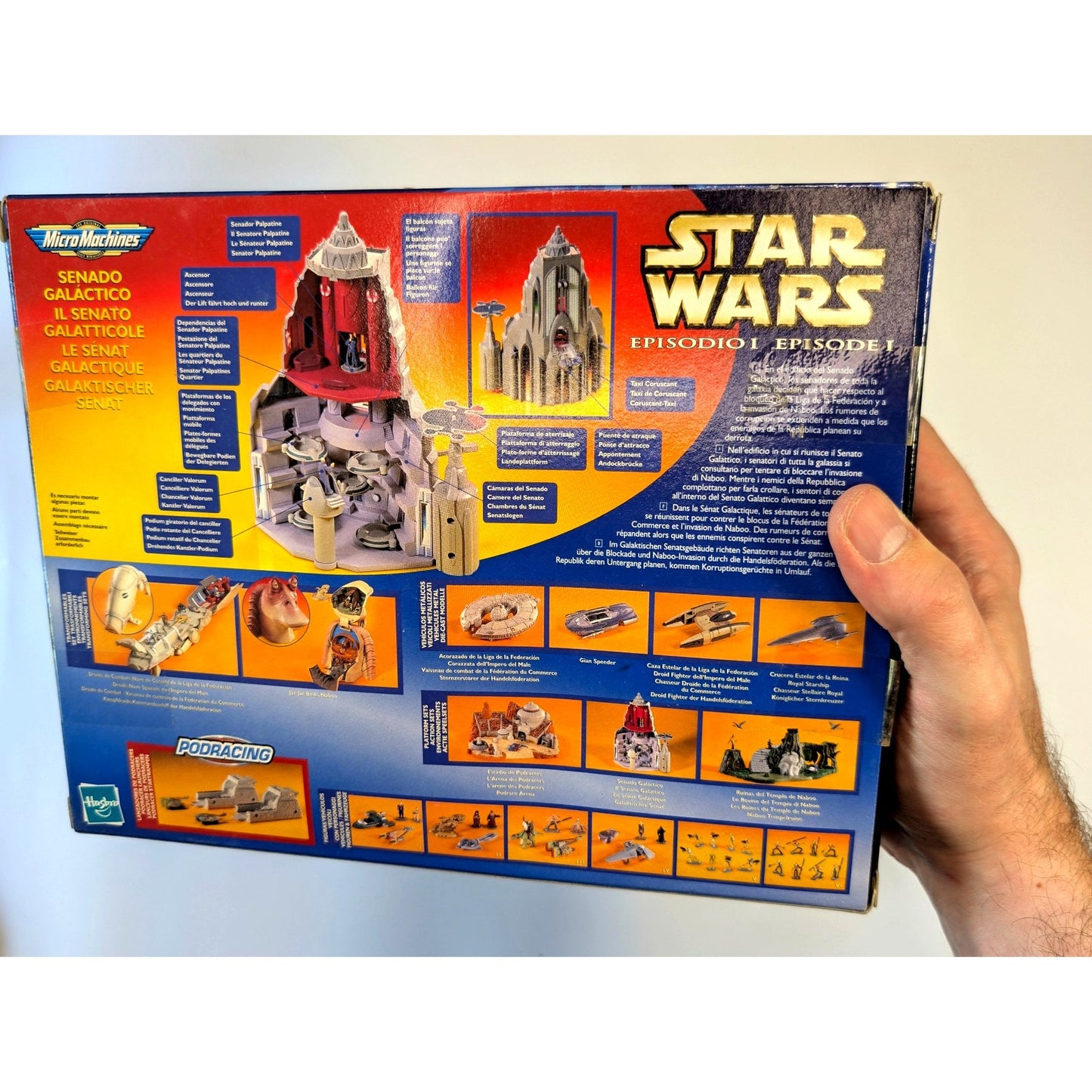 Star Wars Episode I Galactic Senate Playset (1999) – Micro Machines Action Fleet
