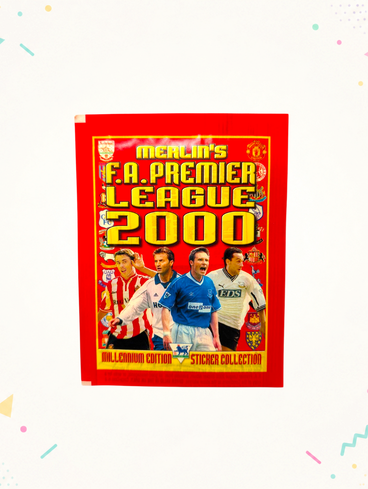 Merlin’s F.A. Premier League 2000 Millennium Edition – Sealed Sticker Pack