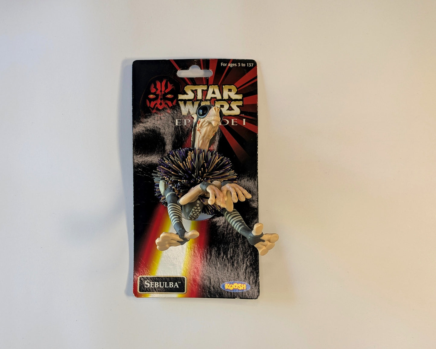 Star Wars Episode I Sebulba Bend-Ems Figure – Koosh Bendable Toy - 1999