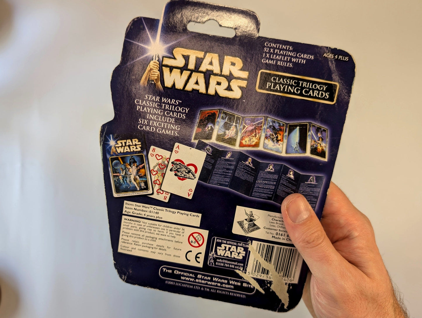 Star Wars Classic Trilogy Playing Cards – Sealed Deck with Game Rules (Official Licensed)
