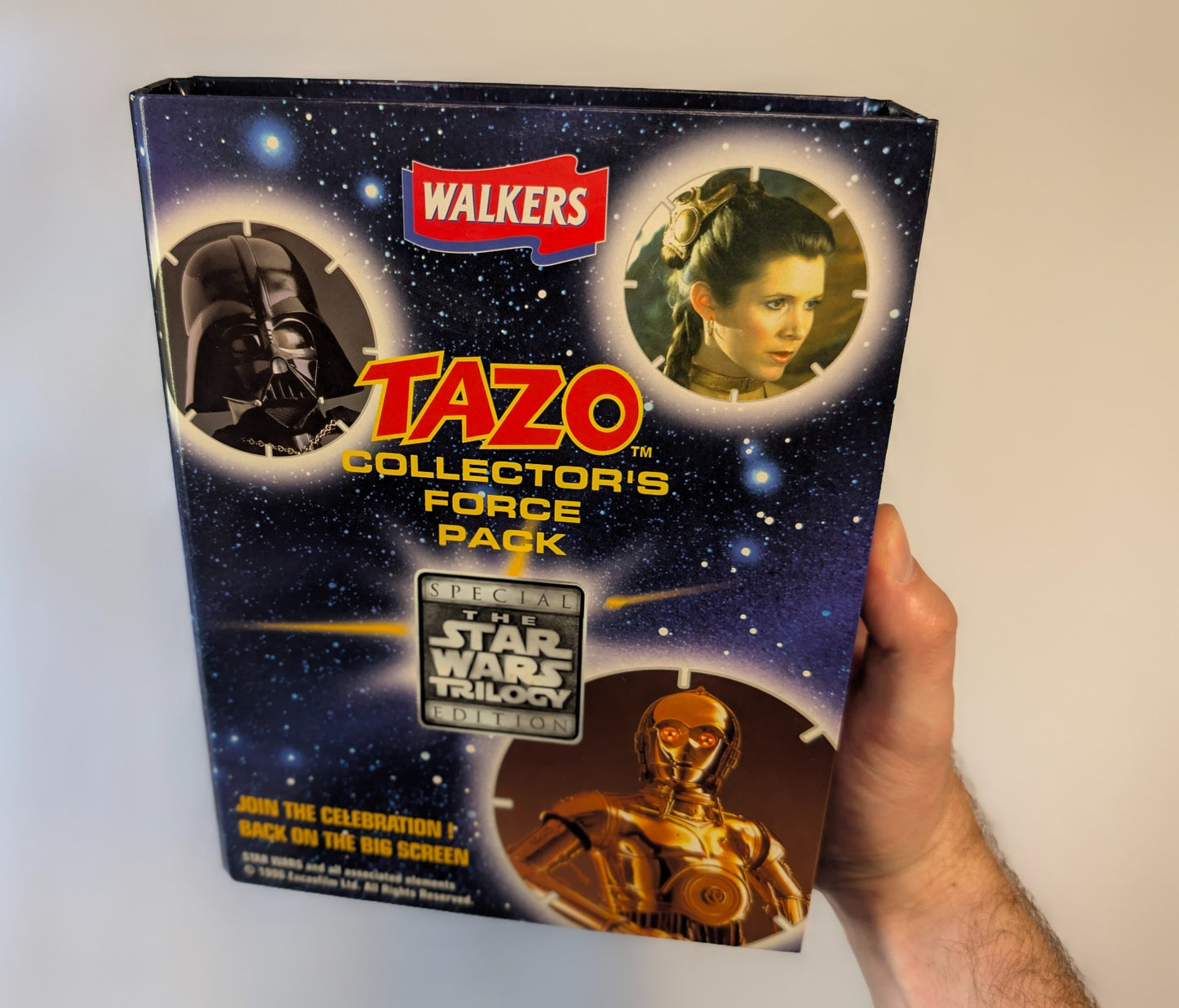 Star Wars Tazo Collector’s Force Pack (1990s) – Walkers Promo – Complete Set w/ Binder & Inserts