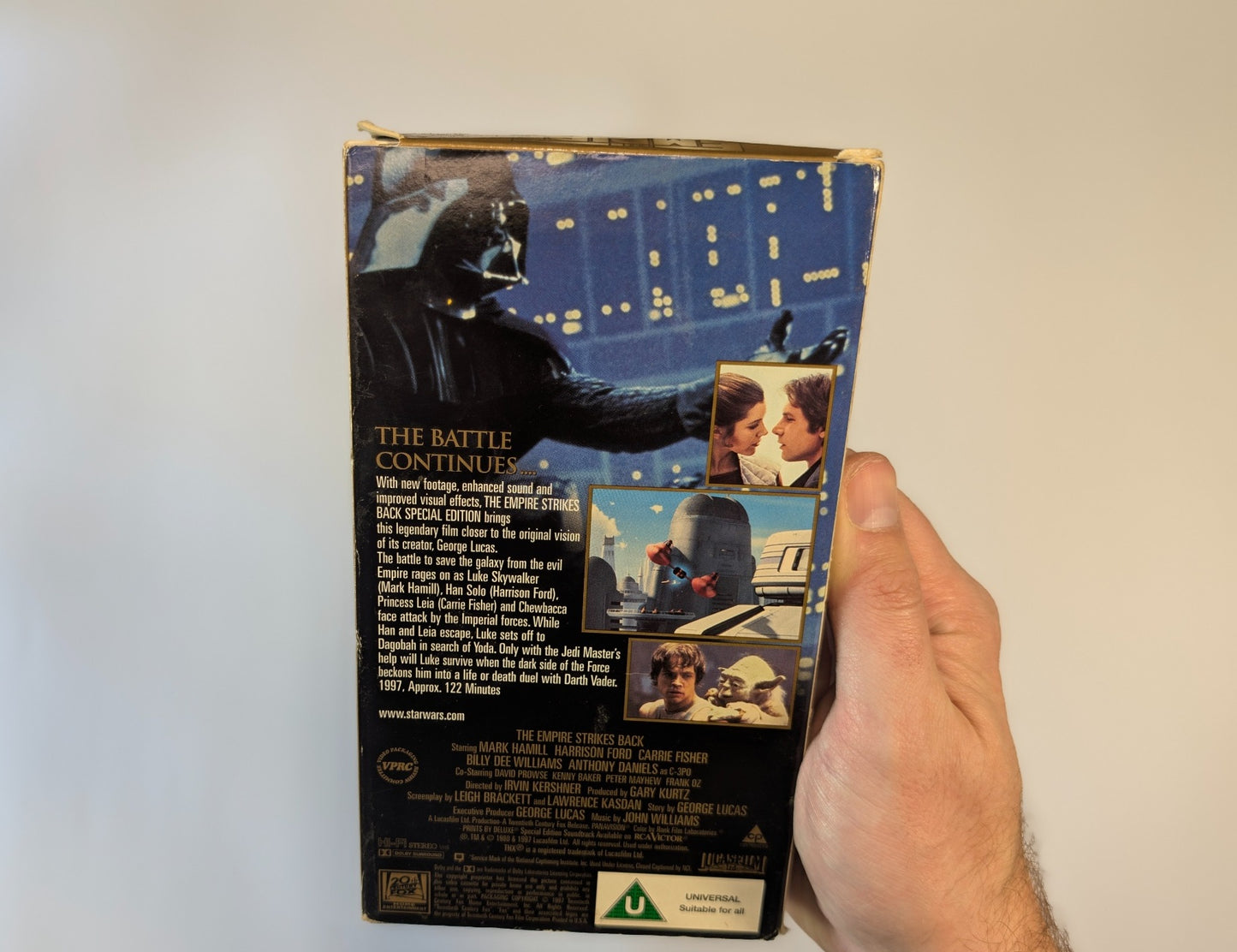 Star Wars The Empire Strikes Back Special Edition VHS (1997) – Original Boxed Tape – PAL UK