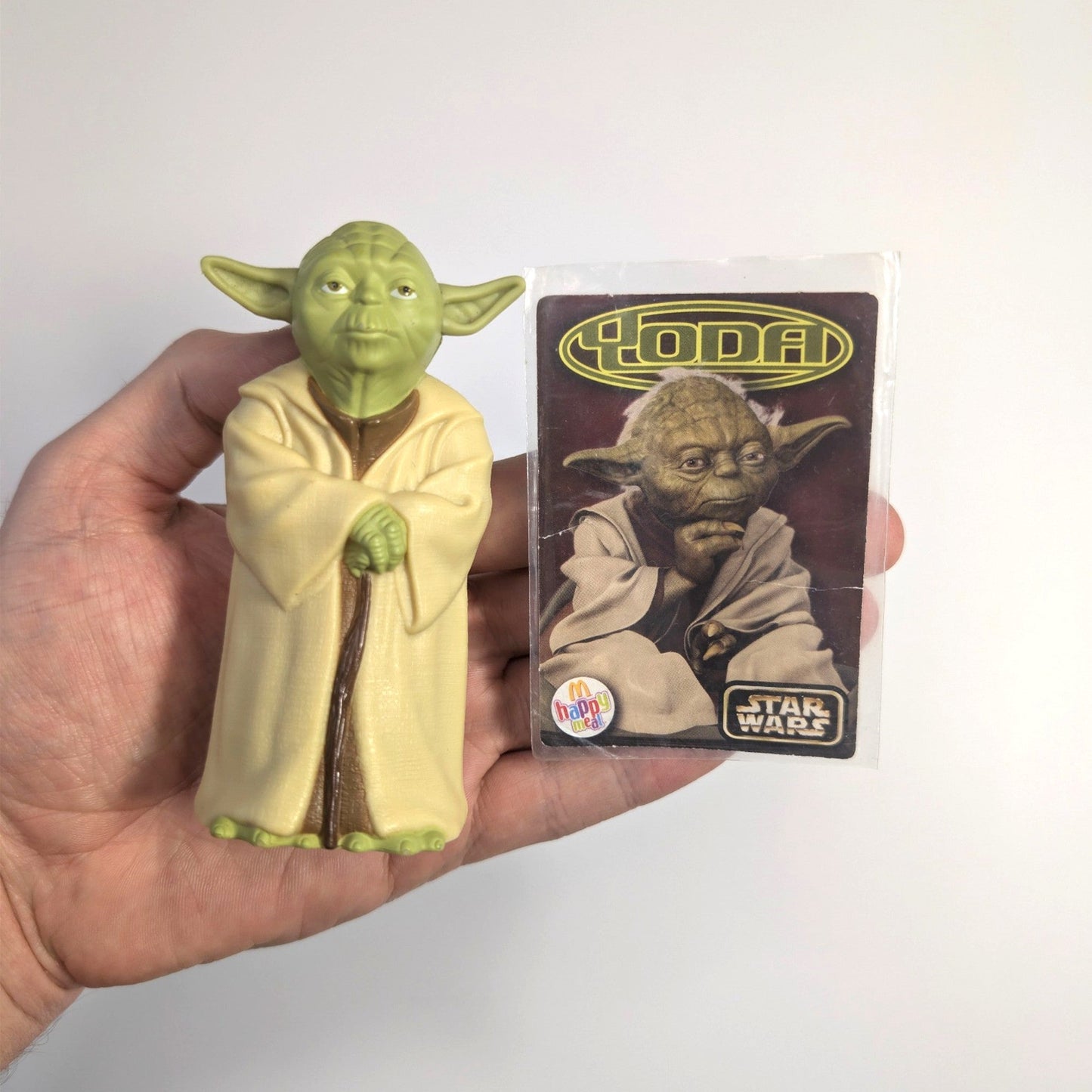 Star Wars Yoda “Ask Yoda” Magic 8 Ball Figure Toy + Card – McDonald’s Happy Meal 2009